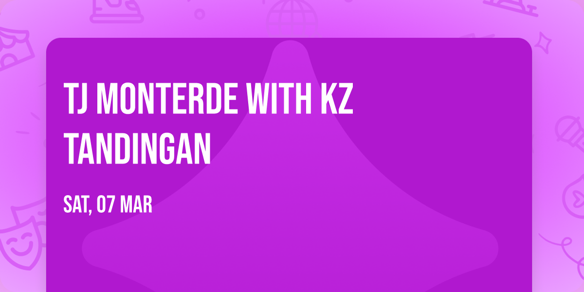 TJ Monterde with KZ Tandingan