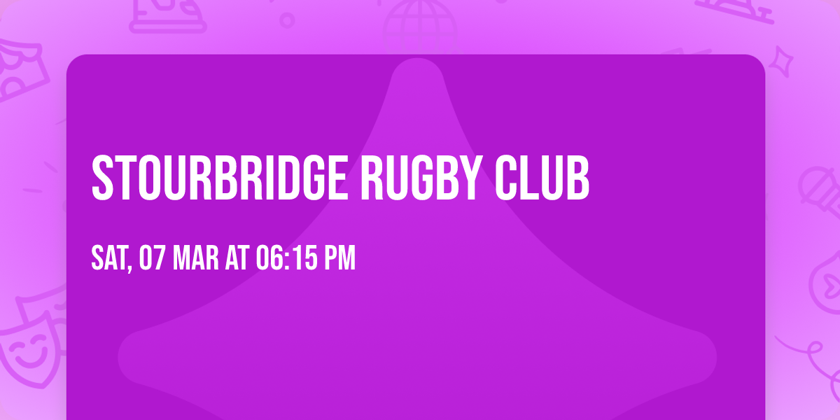 Stourbridge Rugby Club