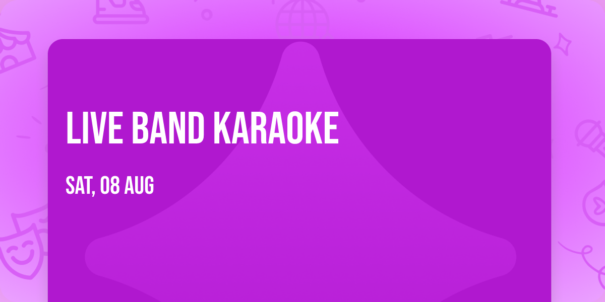 Live Band Karaoke