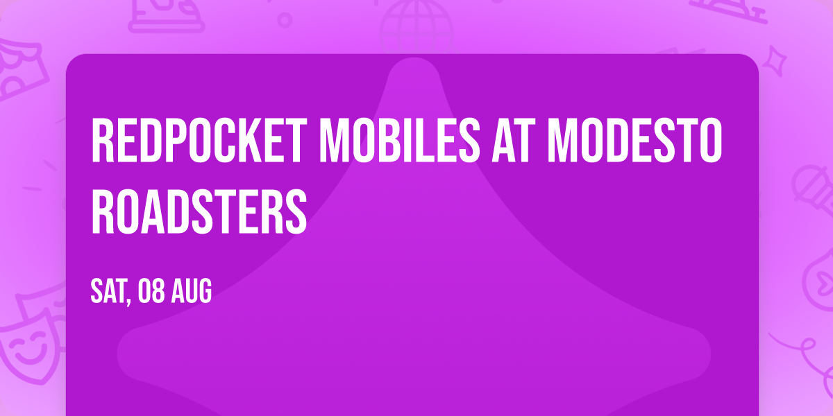 RedPocket Mobiles at Modesto Roadsters