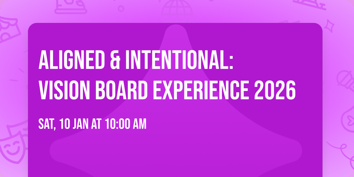 Aligned & Intentional: Vision Board Experience 2026