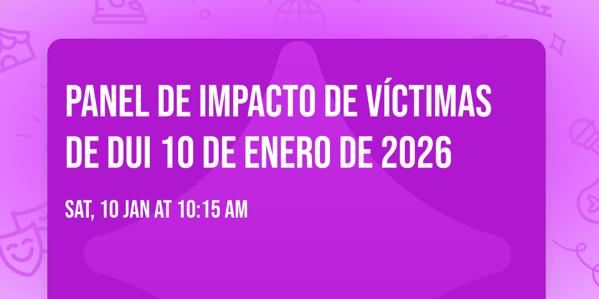 Panel de Impacto de V\u00edctimas de DUI 10 de Enero de 2026