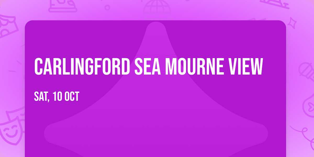  Carlingford Sea Mourne View