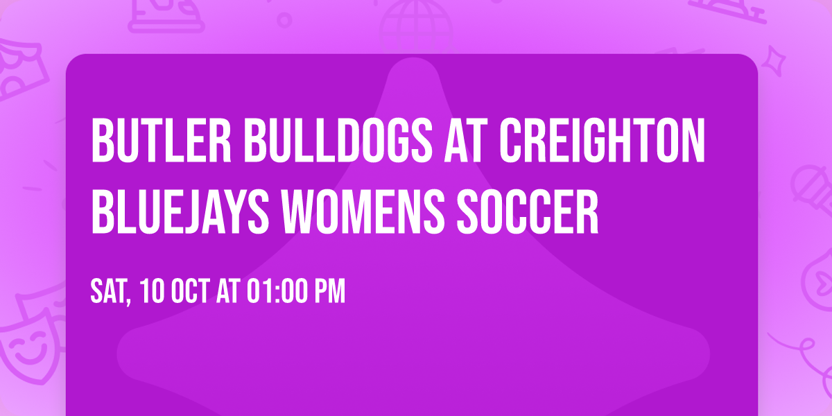Butler Bulldogs at Creighton Bluejays Womens Soccer