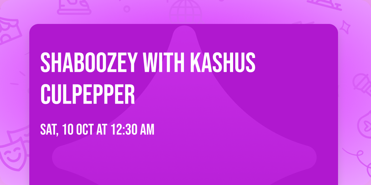 Shaboozey with Kashus Culpepper