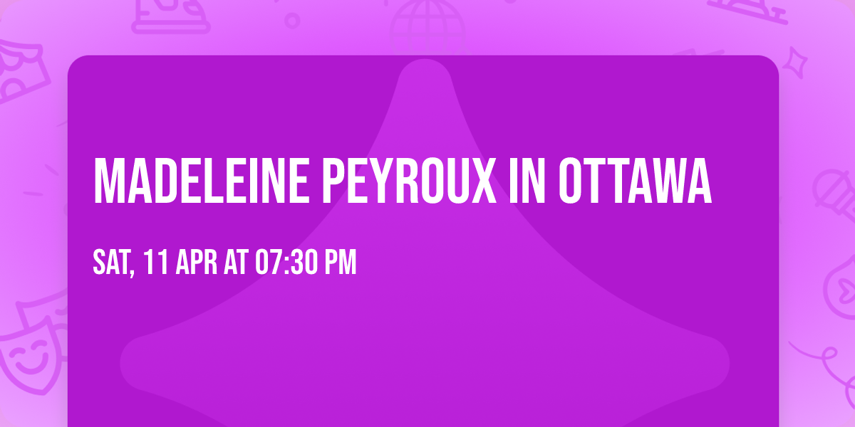 Madeleine Peyroux in Ottawa