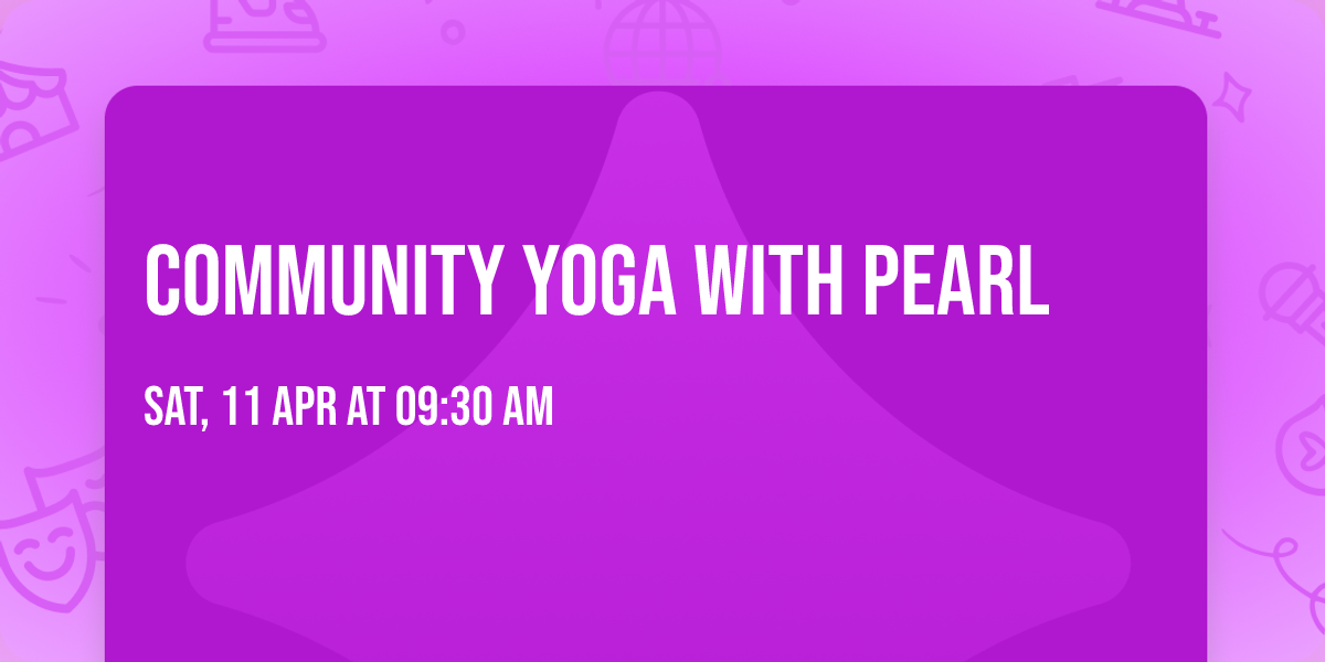 Community Yoga with Pearl