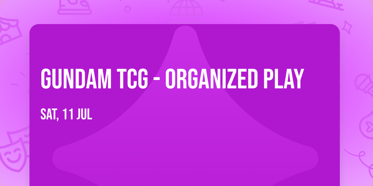 Gundam TCG - Organized Play