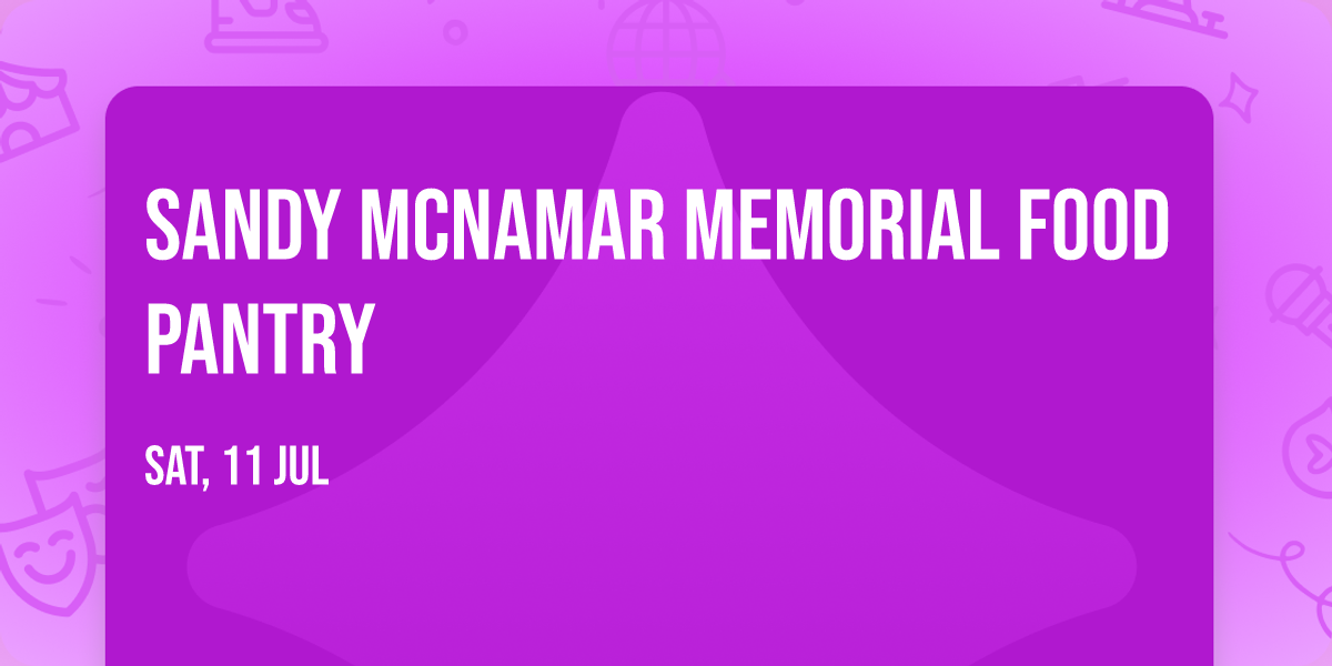 Sandy McNamar Memorial Food Pantry