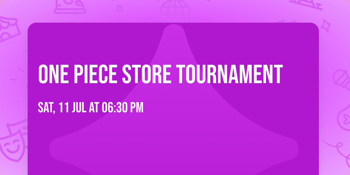One Piece Store Tournament