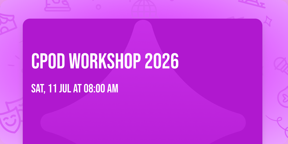 CPOD Workshop 2026