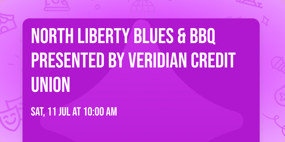 North Liberty Blues & BBQ presented by Veridian Credit Union