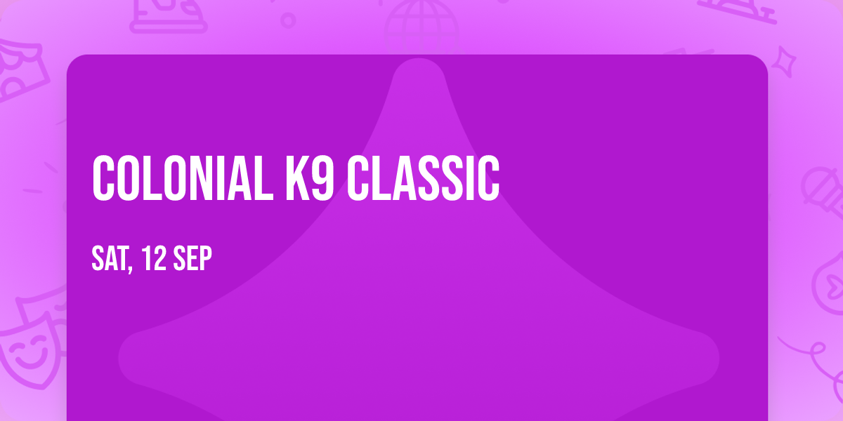 Colonial K9 Classic