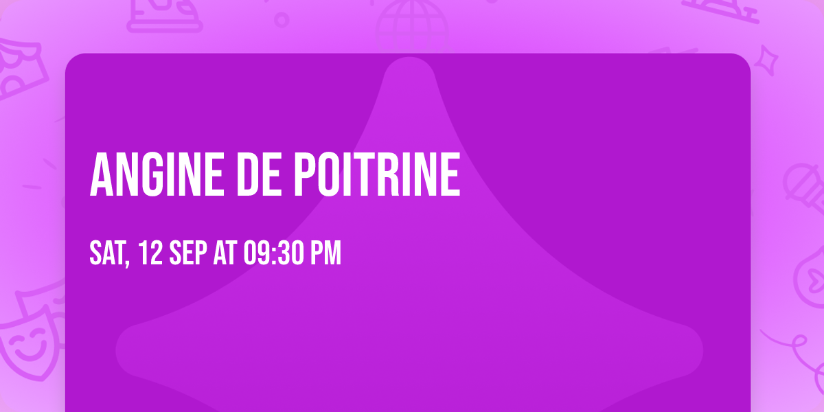 Angine de Poitrine