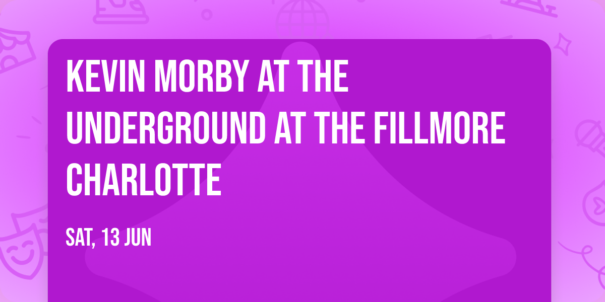 Kevin Morby at The Underground at The Fillmore Charlotte