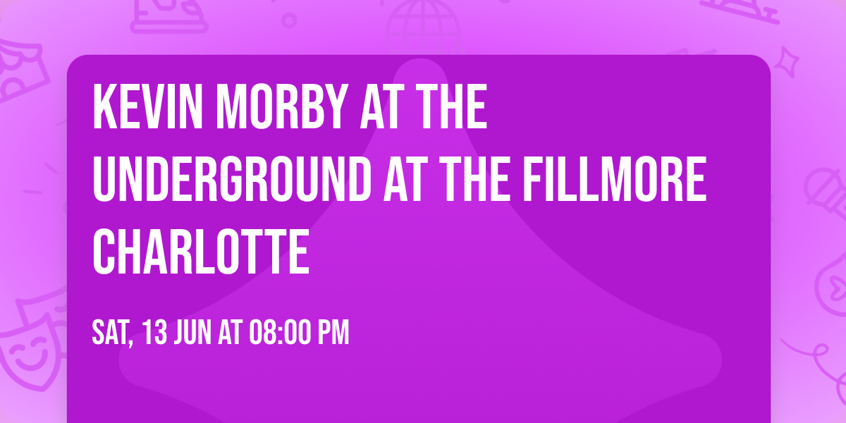 Kevin Morby at The Underground at The Fillmore Charlotte