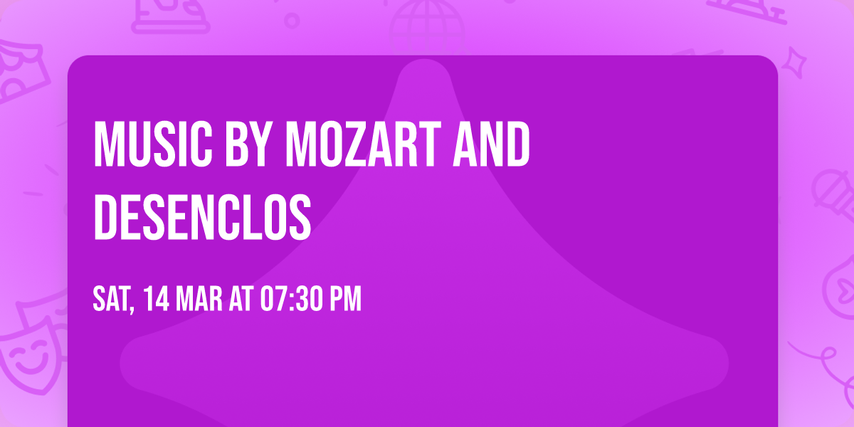 Music by Mozart and Desenclos