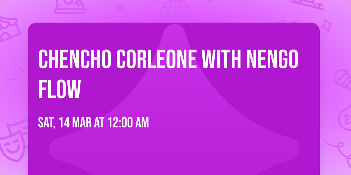 Chencho Corleone with Nengo Flow