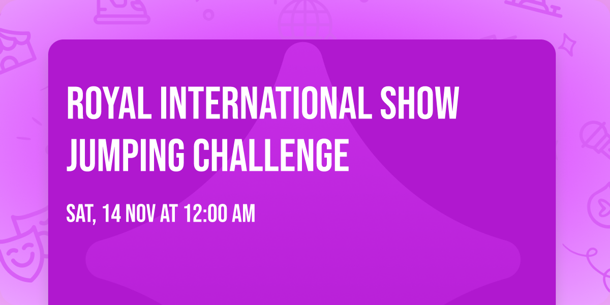 Royal International Show Jumping Challenge