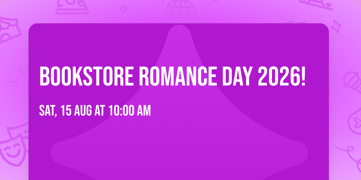 Bookstore Romance Day 2026!