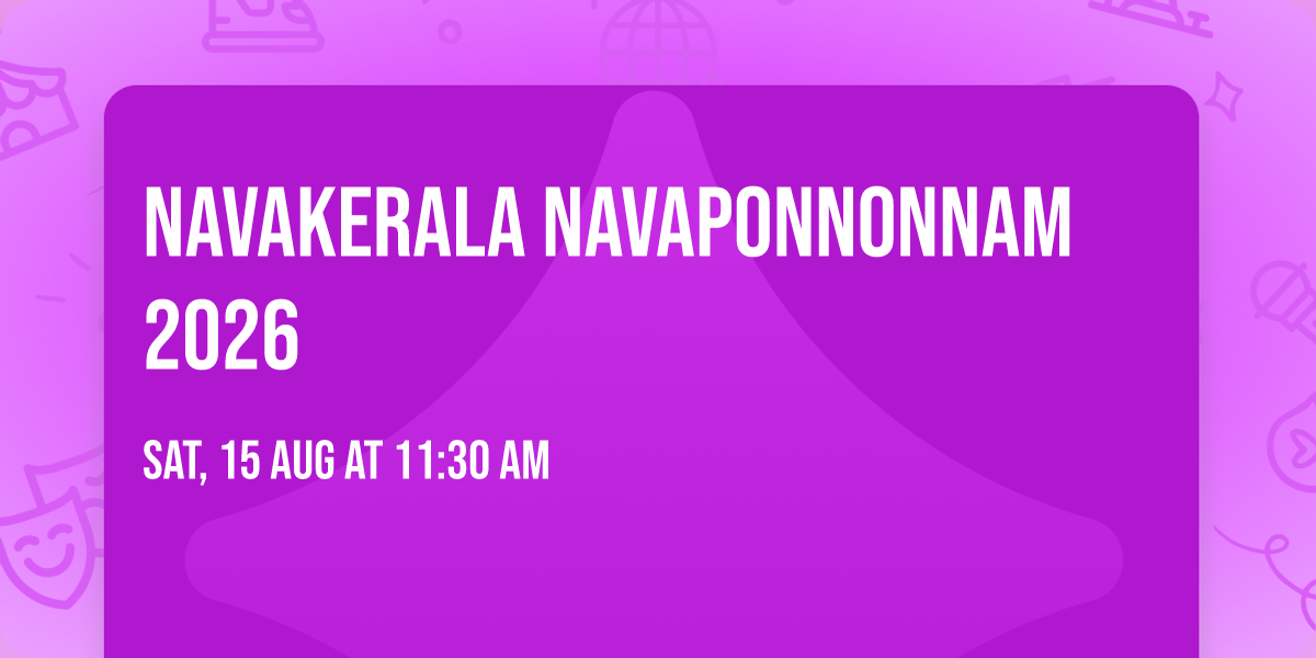 Navakerala Navaponnonnam 2026