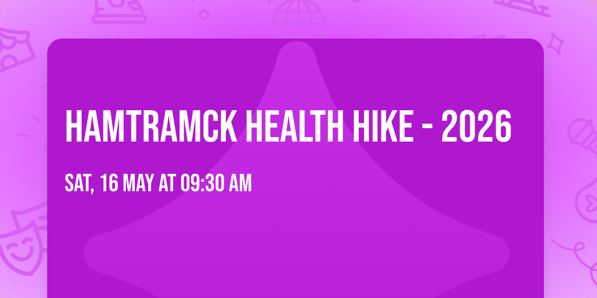 Hamtramck Health Hike - 2026