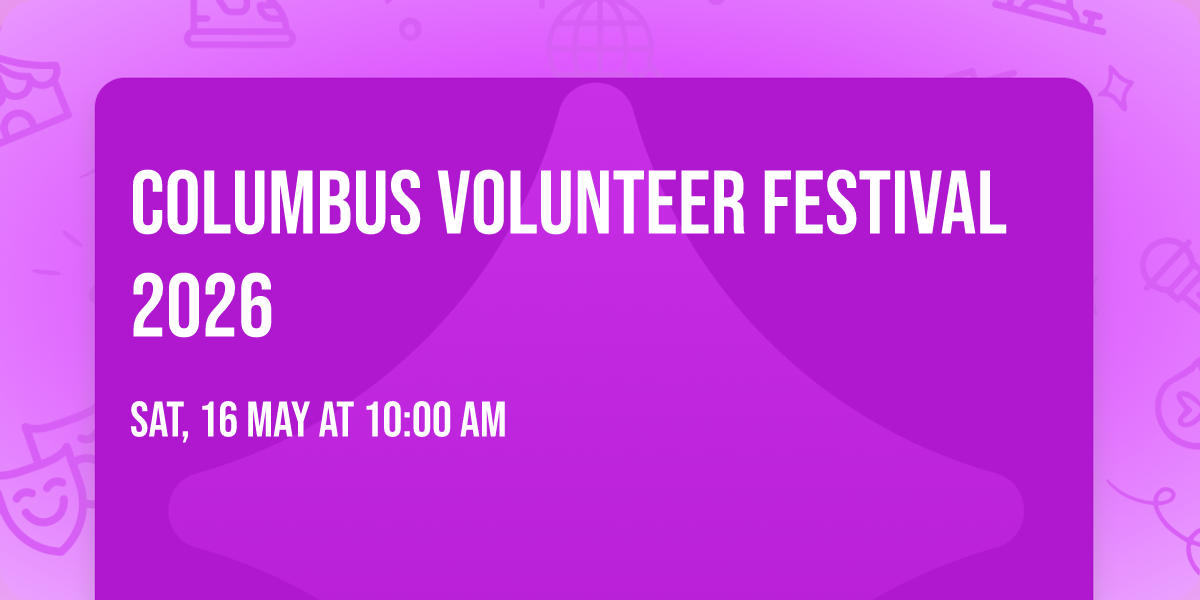 Columbus Volunteer Festival 2026
