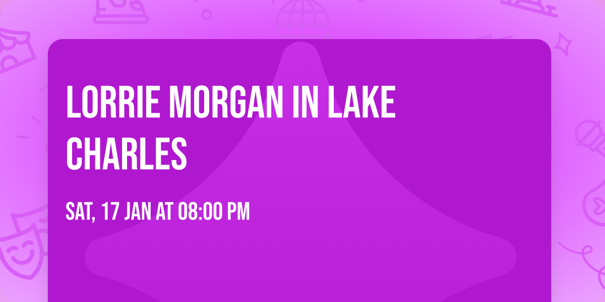 Lorrie Morgan in Lake Charles