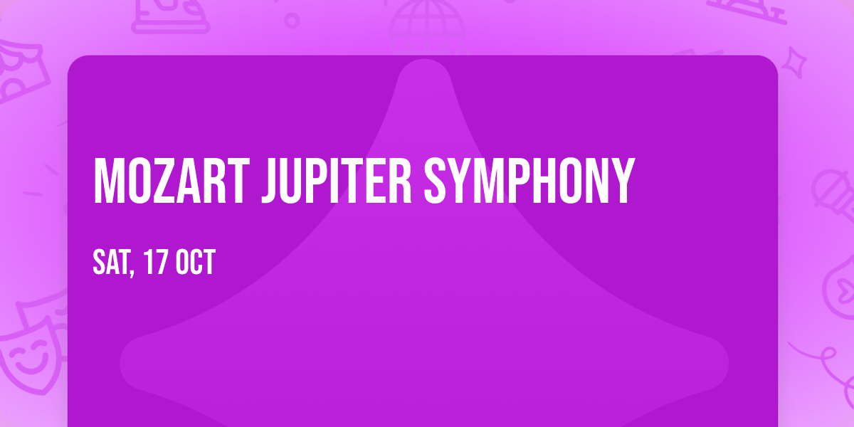 Mozart Jupiter Symphony