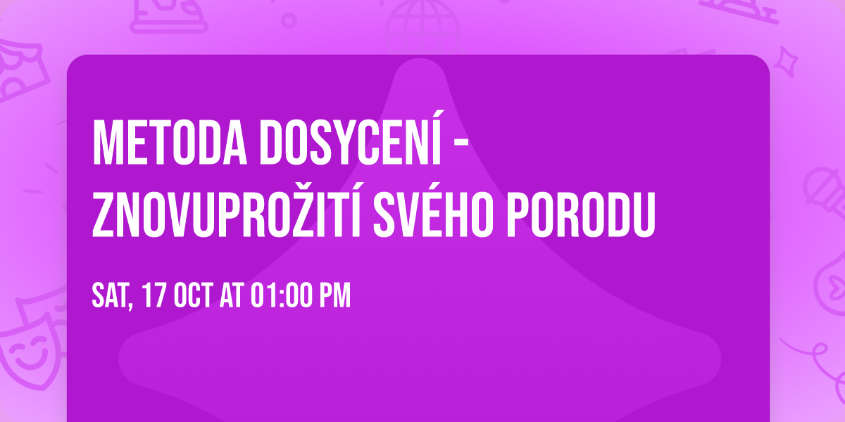 Metoda Dosycen\u00ed - Znovupro\u017eit\u00ed sv\u00e9ho porodu