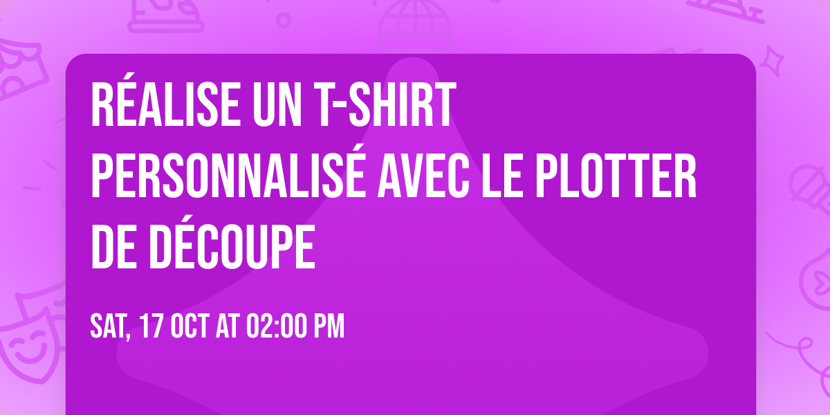 R\u00e9alise un t-shirt personnalis\u00e9 avec le plotter de d\u00e9coupe