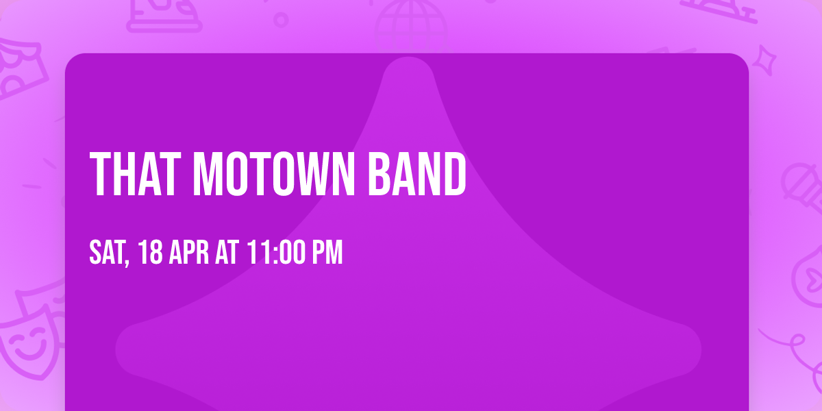 That Motown Band