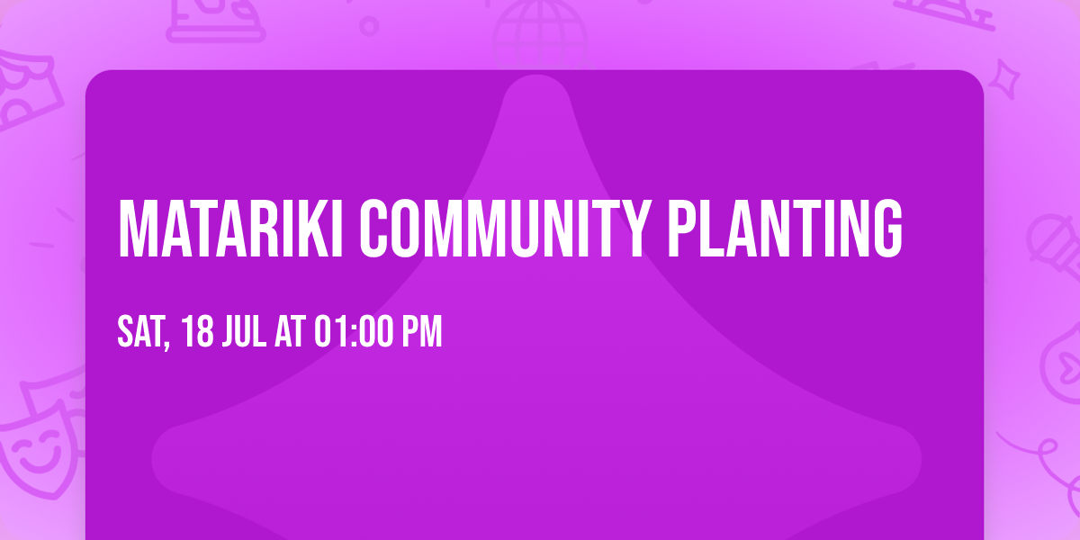 Matariki Community Planting