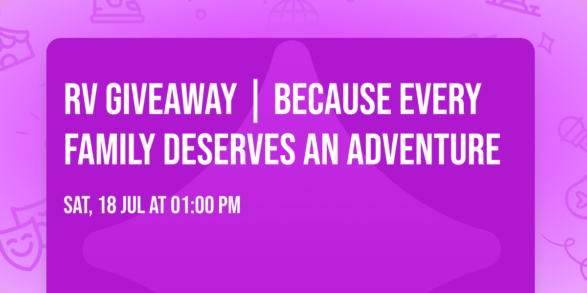 RV Giveaway | Because Every Family Deserves an Adventure \ud83c\udfd5\ufe0f