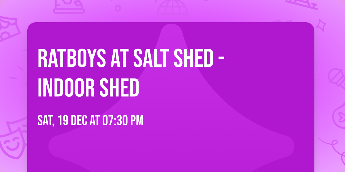 Ratboys at Salt Shed - Indoor Shed