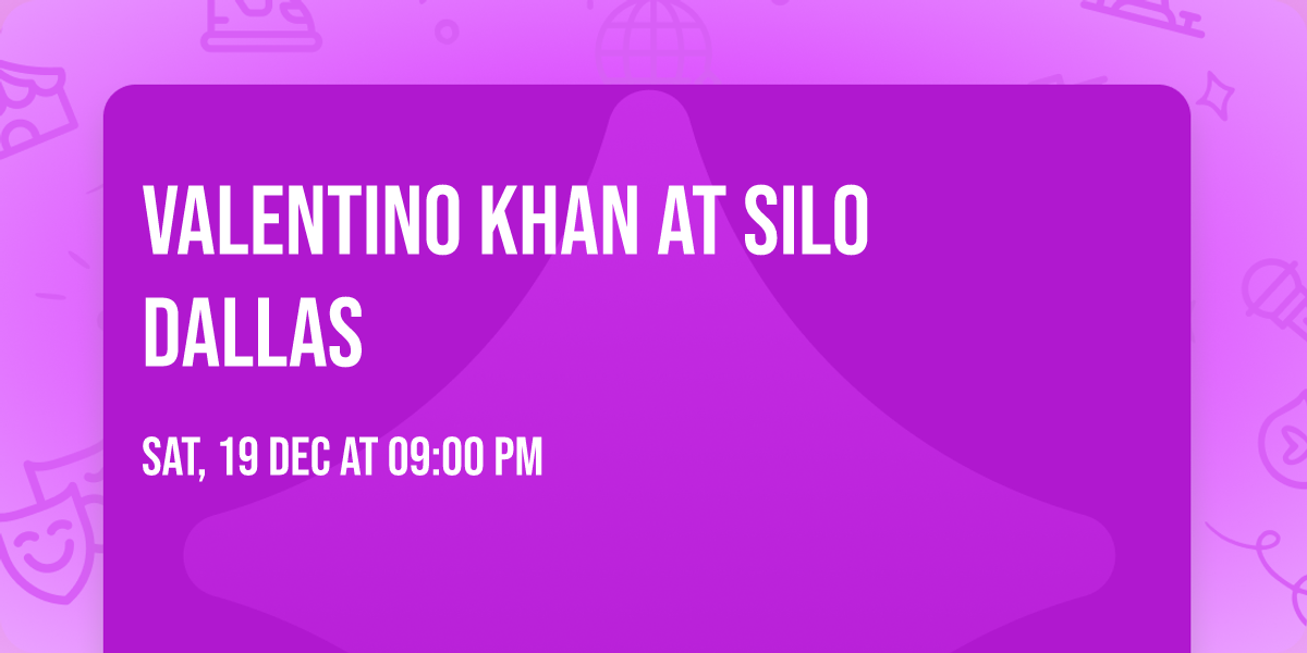 Valentino Khan at SILO Dallas