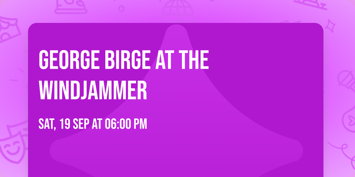 George Birge at The Windjammer