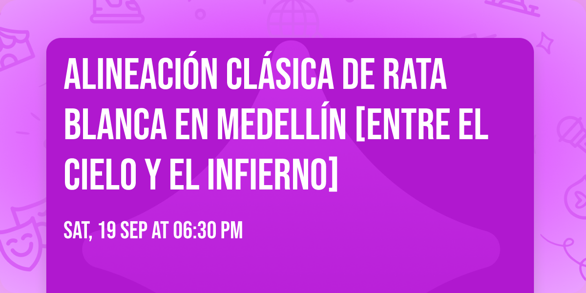 ALINEACI\u00d3N CL\u00c1SICA DE RATA BLANCA EN MEDELL\u00cdN [ENTRE EL CIELO Y EL INFIERNO]