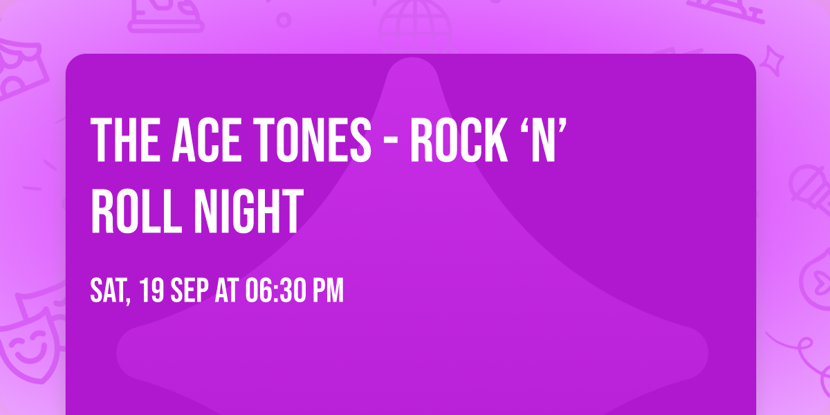 The Ace Tones - Rock \u2018n\u2019 Roll Night \ud83c\udfb8\ud83c\udfb6