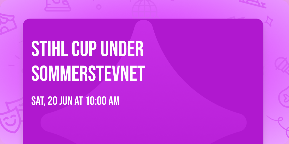 Stihl Cup under Sommerstevnet