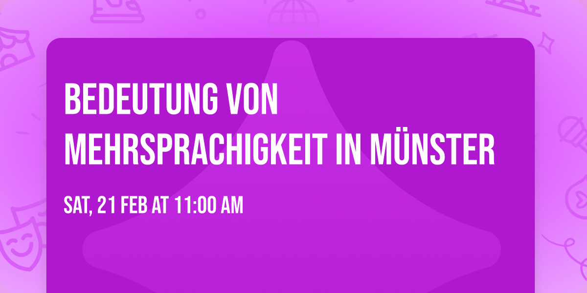 Bedeutung von Mehrsprachigkeit in M\u00fcnster