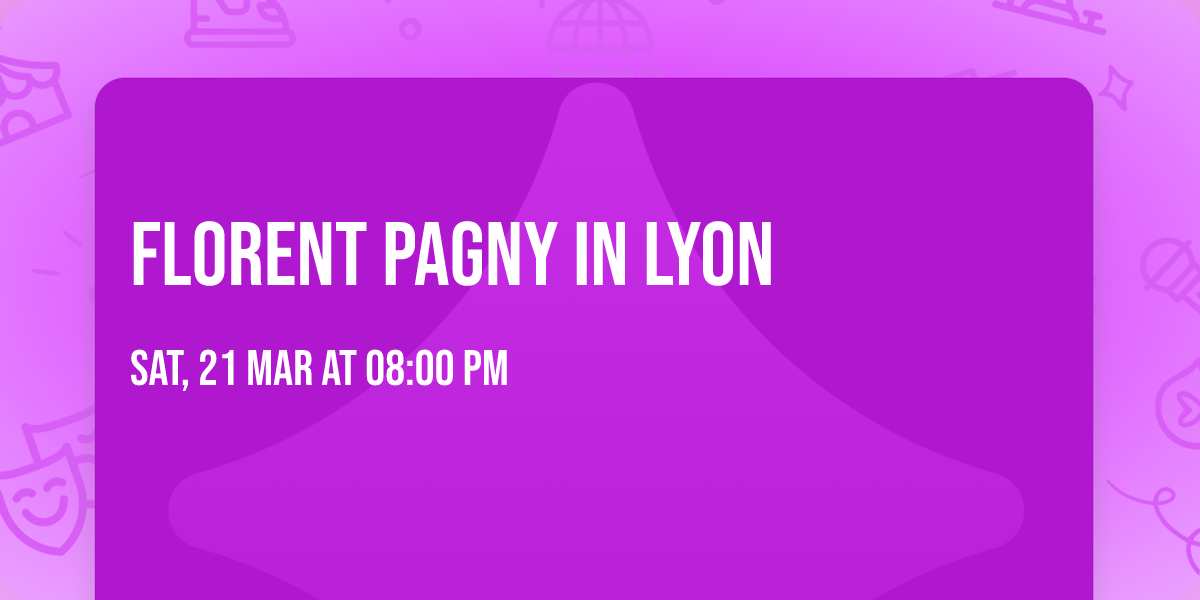 Florent Pagny in Lyon