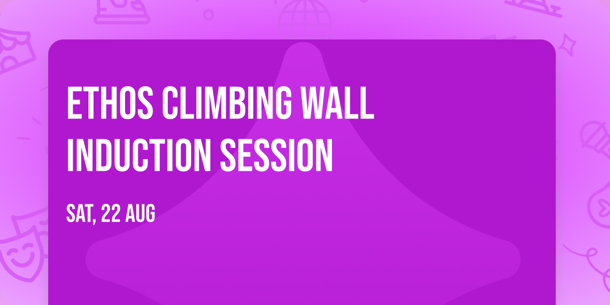 Ethos Climbing Wall Induction Session