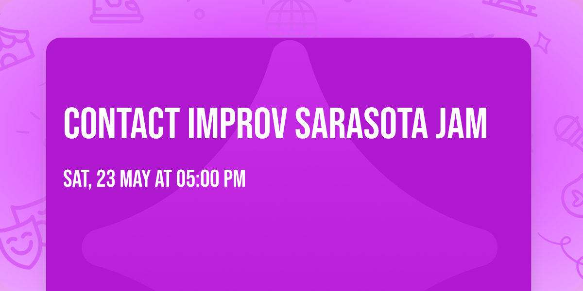 Contact improv Sarasota jam 