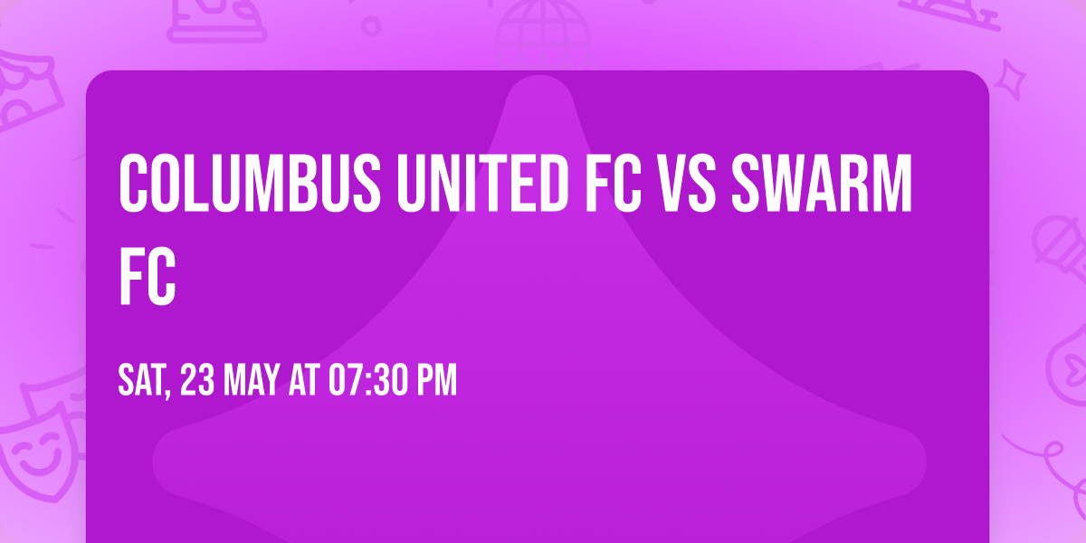 Columbus United FC vs Swarm FC