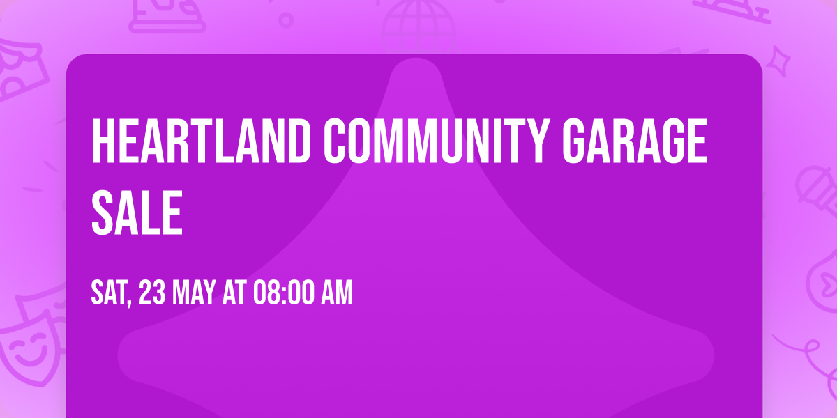 Heartland Community Garage Sale