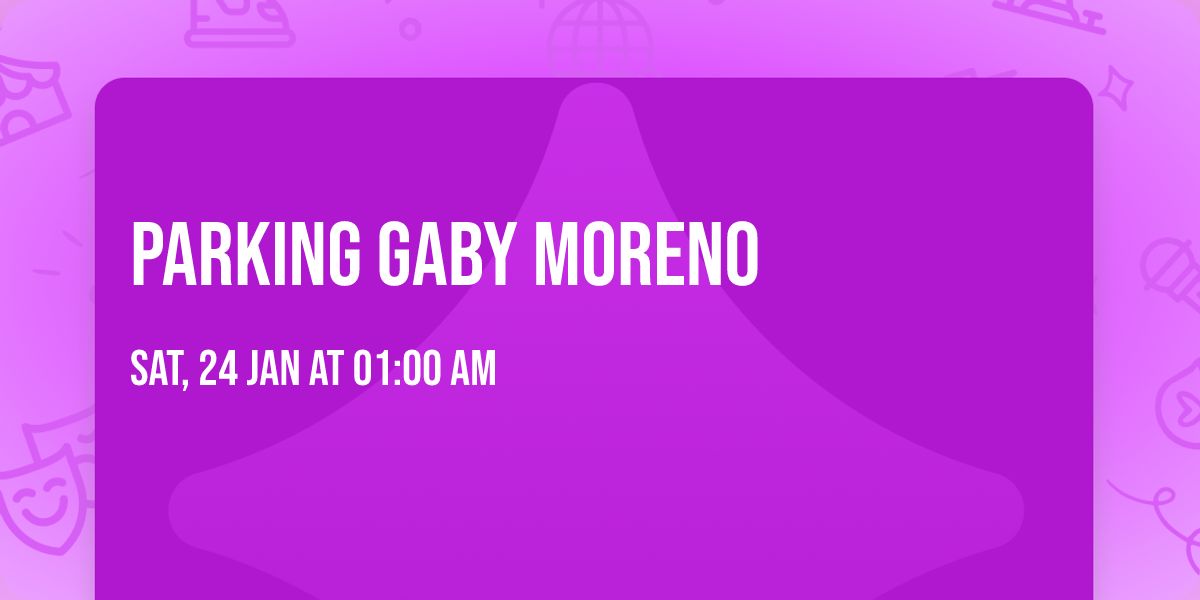 Parking Gaby Moreno