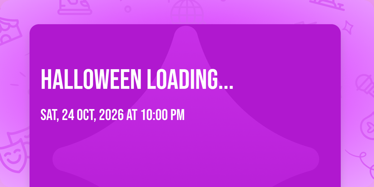 HALLOWEEN LOADING... – Things to Do in Chicago | AllEvents