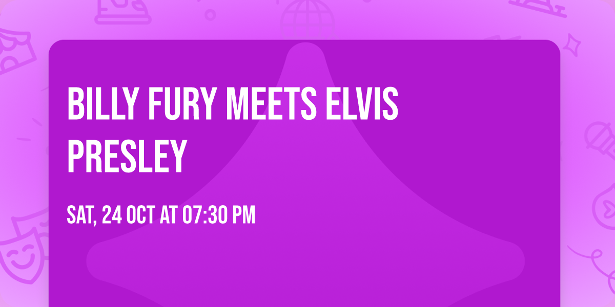 Billy Fury Meets Elvis Presley