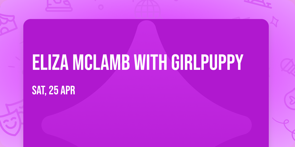 Eliza McLamb with girlpuppy